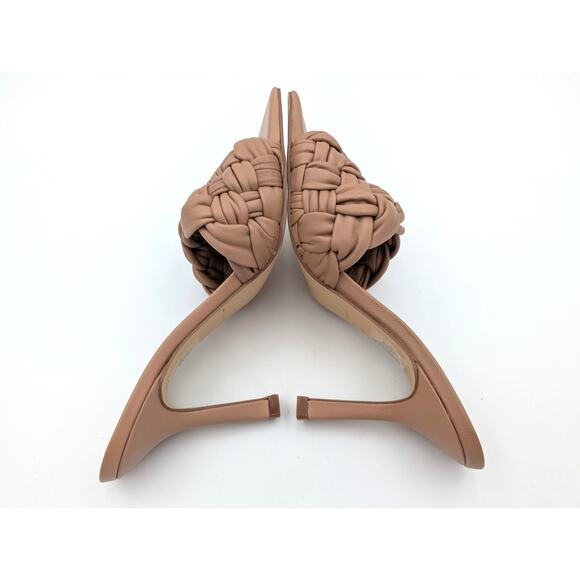 Marc Fisher LTD Draya Braided Heeled Sandal Women's Natural Size US6.5M EU37 - Picture 6 of 10